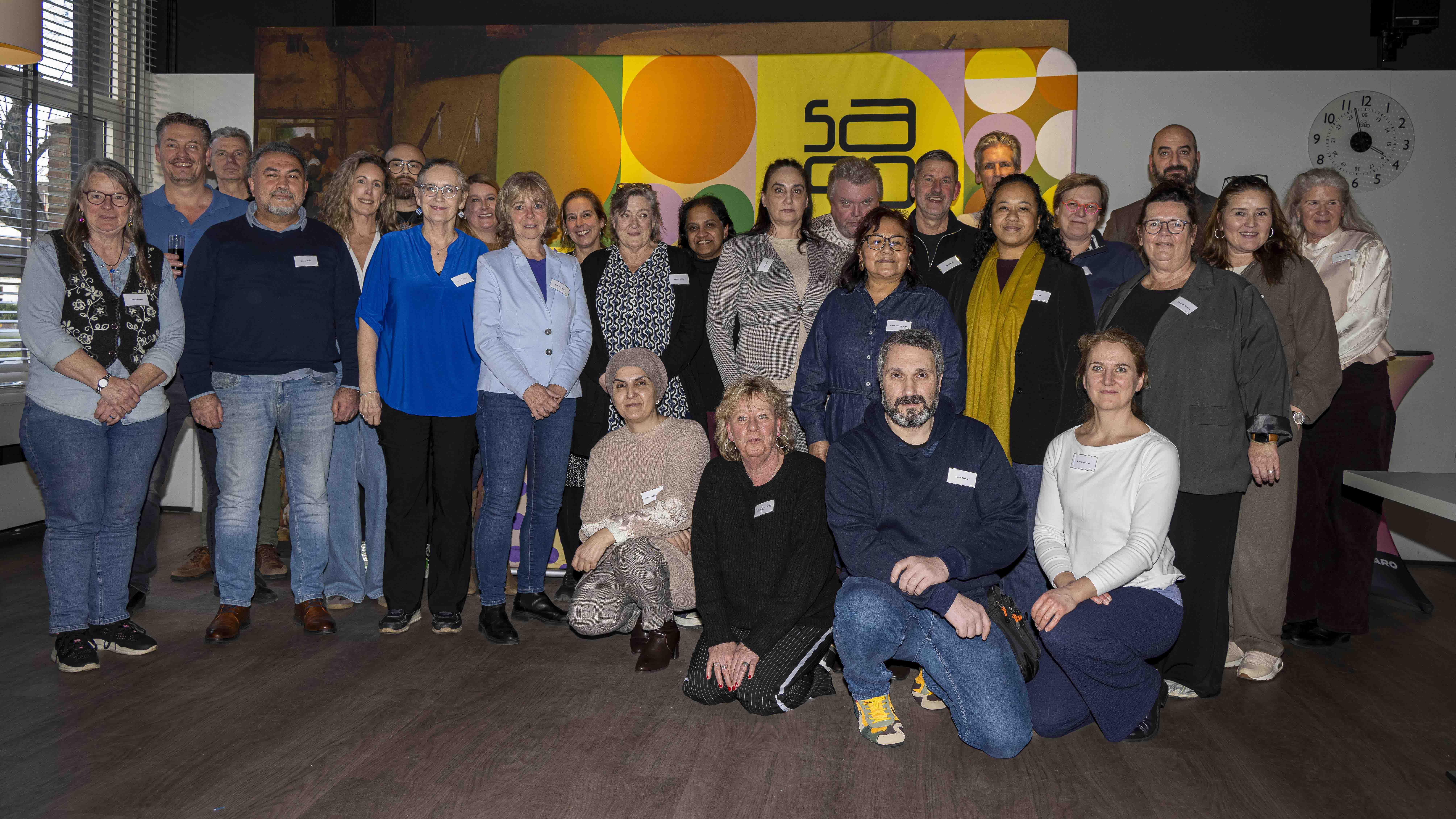 Groepsfoto SARO jubilarissen 2025
